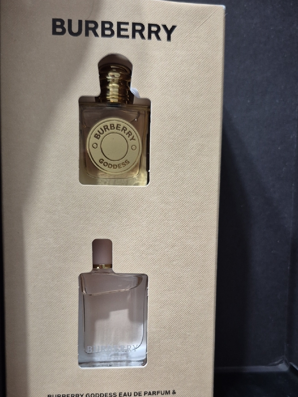 Burberry Gold and Clear Goddess Fragrance Duo